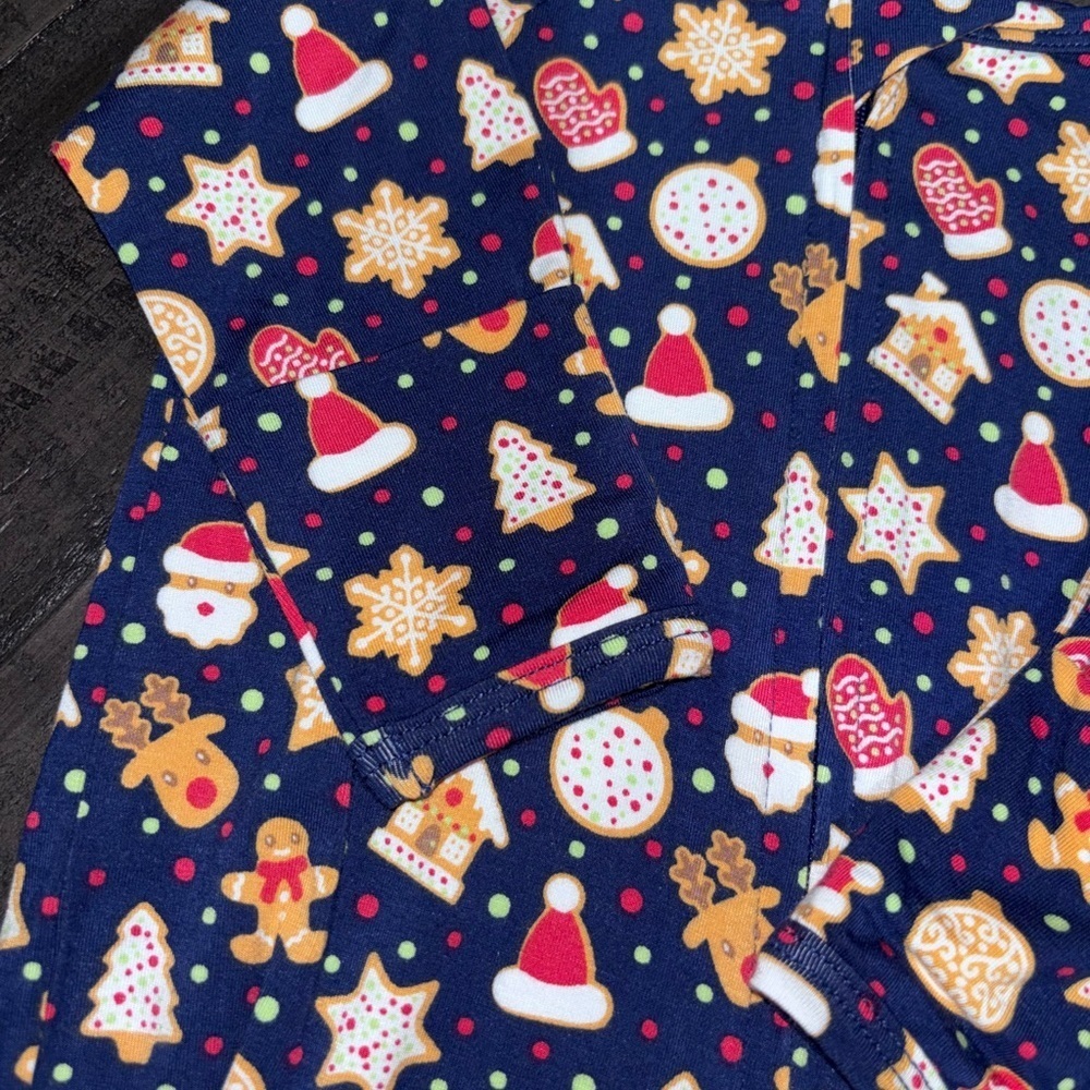 Sweet bamboo holiday gingerbread infant sleeper​​​ - Picture 4 of 10